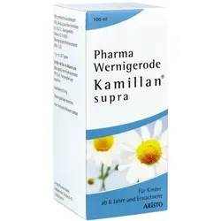 KAMILLAN supra Lösung 100 ml - Arzneimittel mit Kamillenblütenauszug, ideal zur Linderung von Entzündungen der Haut, Schleimhäute und Atemwege, auch für Teil- und Sitzbäder geeignet.