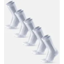 DANISH ENDURANCE Basicsocken Long Distance Crew (5-Paar) - Wadenlange Sportsocken für Läufer, rutschfest und anti-blasen, ideal für lange Distanzen und optimalen Komfort.
