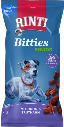 Rinti Extra Bitties Senior Hundesnack 75 g Huhn & Truthahn