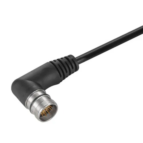 Produktbild Weidmüller 1818090100 Sensor-/Aktor-Steckverbinder, konfektioniert M12 Stecker, gewinkelt 1.00m Polzahl Sensoren: 19 1St.