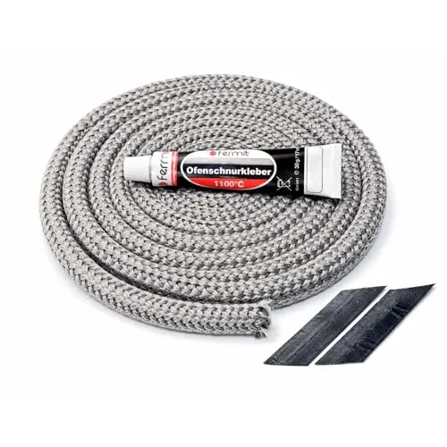 Türdichtung Set für Hark 44 Kaminofen 2m, ⌀12mm Ofendichtung Ersatzteil
