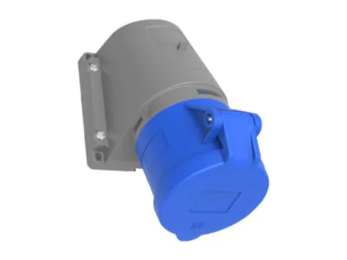 Camping Wand-Steckdose CEE 32A 230V 3-polig Caravan Boot IP44 90°  NEU !!!