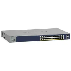 Netgear 24P GE POE+SMART SWITCH - 24-Port Gigabit PoE+ Smart Switch, ideal für Netzwerkoptimierung in großen Büros