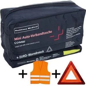 Holthaus Medical Erste-Hilfe-Tasche COMBI DIN 13164 blau