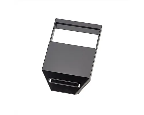 Bachmann DESK2 Kabelführung RAL9005 Steckdosenleiste, lackiert schwarz, 918.124