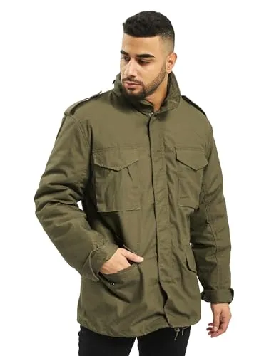 Brandit M65 Classic Jacket - Olive XXL - Funktionsjacke im klassischen US-Feldjacken-Stil, mit pflegeleichtem, robustem Material und ausknöpfbarem Innenfutter für optimalen Tragekomfort.