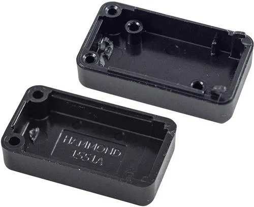 Hammond Electronics 1551ABK Universal-Gehäuse 15 x 20 x 35 ABS Schwarz 1St.