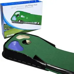 Longridge Golf Putt N Hazard Puttingmatte - Golfzubehör mit verschiedenen Farben, ideal für das Training und das Verbessern Ihres Putting-Spiels zu Hause.
