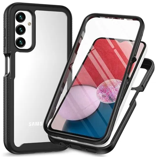 betterfon 360 Grad Hülle Kompatibel mit Samsung Galaxy A14 | Handyhülle Stoßfest Cover 360 Grad mit eingebautem Displayschutz für Galaxy A14