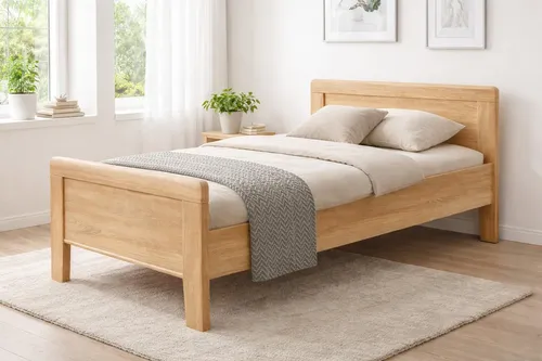 Produktbild bv-vertrieb Seniorenbett 100x200 Eiche sägerauh