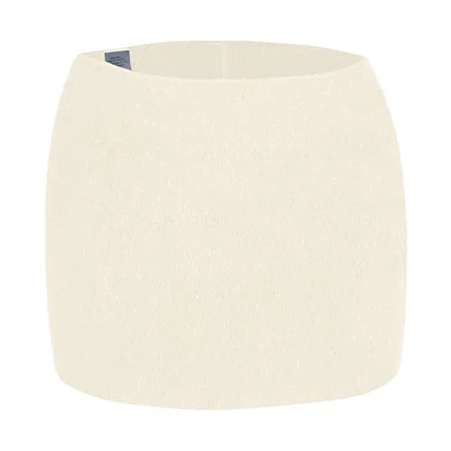 Angora wobera Nierenwärmer - Kräftige Ausführung für Damen und Herren (medium, weiß) - Funktionsunterwäsche, optimaler Kälteschutz durch 80% Naturmaterialien mit Angora und Schurwolle, sorgt für ein angenehmes Tragegefühl und hält den Körper trocken.