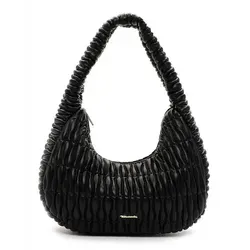 Tamaris Charis Hobo M Black: Moderne Damen-Schultertasche von Tamaris