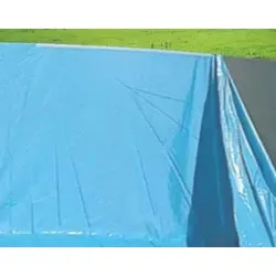 Pool-Innenplane Schwimmbadfolie blau Ø 4,57m x 1,32m