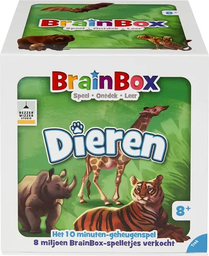 BrainBox Tiere Gedächtnisspiel Lernspiel Familienspiel Beobachtung