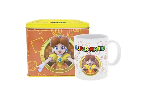 Nintendo Becher Nintendo Daisy Von Super Mario Tasse Cup Becher mit Spardose Münzbox 9