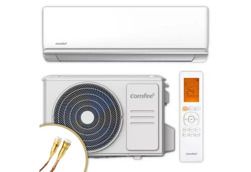 COMFEE INFINI SAVE 12 Klimaanlagen-Set - Klimaanlage mit 3,5 kW, inklusive Wandgerät, Funkfernbedienung und 5 Meter Kältemittelleitung für einfache Installation.