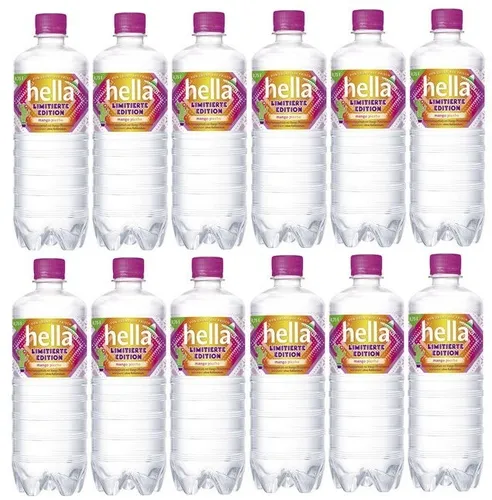 Flaschen Hella Near Water Mango Picchu inc. 3,00€ EINWEG PET a 0,75 L 12