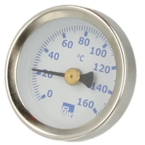 Produktbild PAW Rücklauf Thermometer blau zu Solarbloc Maxi