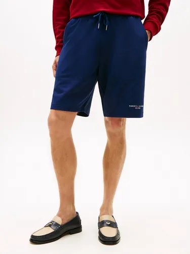 Tommy Hilfiger Sweatshorts mit Logo in Blau von Tommy Hilfiger