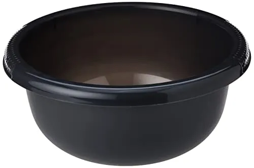 Curver 01812-308-00 Rundschüssel 2.5 L, Plastik, anthrazit, 24 x 24 x 10 cm