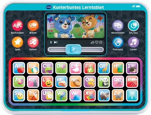 Vtech® Lerntablet Vtech Baby, Kunterbuntes Lerntablet, mit leuchtender Tastatur