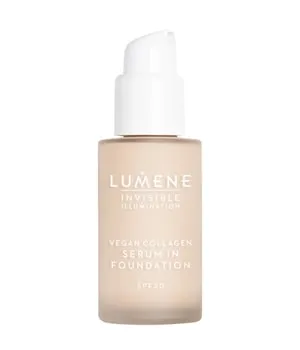 Lumene Invisible Illumination Vegan Collagen Serum in Foundation leichtes Make-up mit nahrhaften Effekt SPF 30 00 30 ml