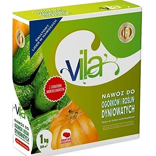 Stones Garden Vila Dünger für Gurken und Kürbisse 1 KG Gartendünger mit Langzeitwirkung Organisch-mineralischer