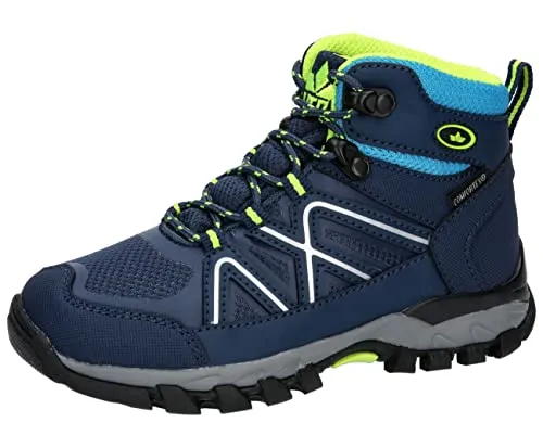 Lico Maine High Wanderstiefel Blau - Ideal für Outdoor-Abenteuer - Wasserdichte und atmungsaktive Wanderstiefel von Lico mit Comfortex-Klimamembrane, ideal für sportliche Aktivitäten im Freien.