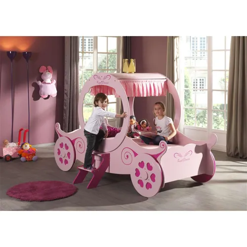 Vipack Kutschenbett Royal Princess Kate in pink von Vipack