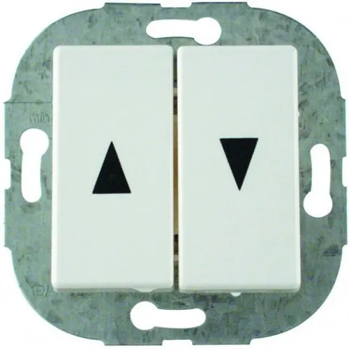 REV Ritter 0530010777 Standard Quadro Jalousie-Schalter Doppesschalter weiß