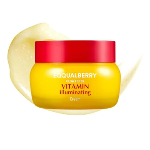 EQQUALBERRY Vitamin Illuminating Cream 50ml – Feuchtigkeitsspendende Gesichtscreme mit Vitamin C - Die EQQUALBERRY Vitamin Illuminating Cream 50ml bietet intensive Feuchtigkeit und Pflege für ein strahlendes Hautbild. Ideal für die tägliche Anwendung, unterstützt sie eine ausgeglichene Hautroutine mit hochwertigen Inhaltsstoffen.