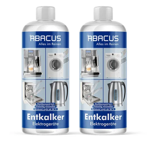 ABACUS Entkalker Universal-Entkalker Schnell-Entkalker Entkalker (Vielseitig Einsetzbar, [- Arbeitet schnell Hochkonzentriert)