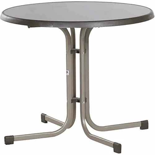 Sieger Klapptisch rund Schiefer mocca champagner Ø 86 cm in beige von Sieger