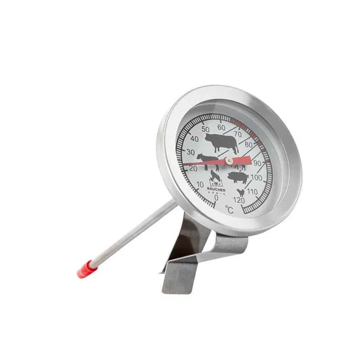 RK Edelstahl Räucherthermometer 120°C Thermometer Räucher-Shop