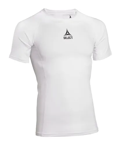 Select Herren Funktionsshirt Kurz, White, S - Funktionsunterwäsche mit speziellem Stretchmaterial und verstärkten Flachnähten für optimalen Tragekomfort und ausgezeichnete Haltbarkeit.