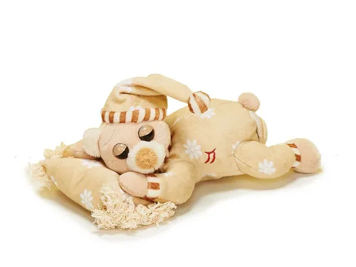 Euro Souvenirs Kuscheltier Schnarchbär beige 20 cm