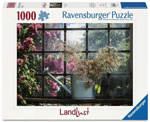 Ravensburger 01631 Getrockneter Allium in der Gießkanne Puzzle Teielanzahl 1000