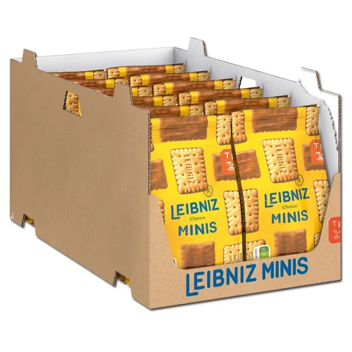  Bahlsen Leibniz Minis Choco Keks 125g Beutel, 12 Stück 11,02€/1kg