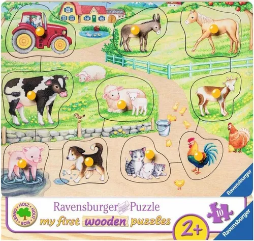Morgens auf dem Bauernhof Ravensburger 03689 von Ravensburger Spielverlag