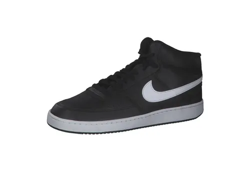 Nike Herren Court Vision Mid Next Nature Basketball Shoe, Schwarz/Weiß, 40.5 EU - Herren-Sneaker mit nachhaltigem Design und bequemer Passform, ideal für Alltag und Sport.