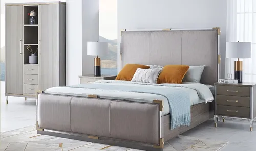 Modernes Design Polsterbett 180x200cm – Luxus Bettgestell für Erwachsene