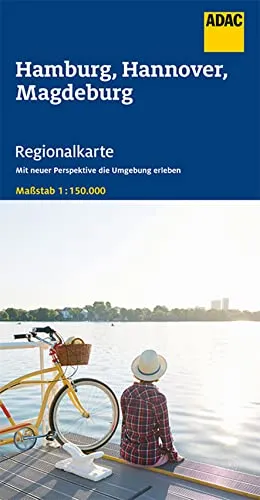 ADAC Regionalkarte 05 Hamburg, Hannover, Magdeburg 1:150.000: Straßenkarte und Autokarte