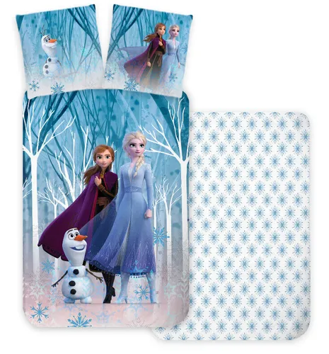 Disney Eiskönigin Frozen Elsa Anna Baby Bettwäsche Set Kleinkinder 100x135cm
