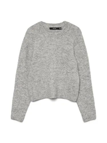 VERO MODA VMNOVAH Strickpullover für Damen - Stylischer, normal geschnittener Langarmpullover aus nachhaltigen Materialien, ideal für einen modischen Look im Alltag.