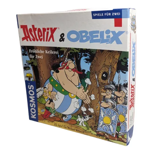 Asterix & Obelix Gesellschaftsspiel - Strategisches Brettspiel für 2-4 Spieler, ideal für Kinder von 8-11 Jahren. Erlebe die Abenteuer der beliebten Comic-Helden!