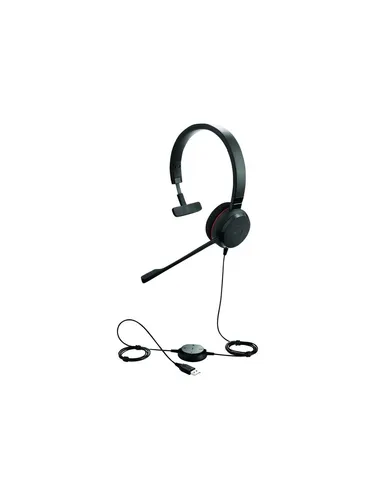 JABRA Evolve 30 II UC monaural USB-C schwarz - Headset mit USB-C für klare Kommunikation, ideal für Homeoffice und professionelle Nutzung, komfortable Passform und gute Geräuschisolierung.