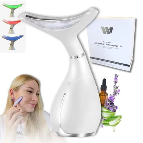 WINCH Beauty Vibe | Entspannung pur mit LED-Lichttherapie, Kälte- und Wärmefunktion für schöne und faltenfreie Haut dank der Anti-Aging Wirkung