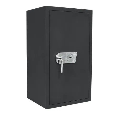 Profirst Wertschutzschrank EN1 Jupiter 85 mit Doppelbartschloss - Robuster Wertschutzschrank mit Doppelbart-Hochsicherheitsschloss, bietet Platz für ca. 10 Ordner. Ideal für die sichere Aufbewahrung von Dokumenten und Wertgegenständen.