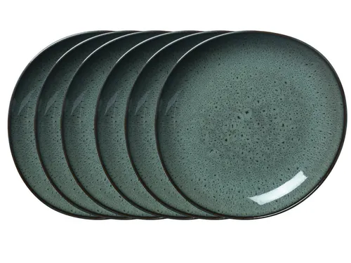 like. by Villeroy & Boch Lave gris Schale flach 28 cm Set6 - Dessertschalen Set mit 6 eleganten Schalen, ideal für Buffets oder Brunches. Die spannende Steingut-Oberfläche bringt Farbe auf den Tisch und lässt sich leicht in der Spülmaschine reinigen.