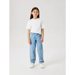 Name It NKFROSE STRAIGHT JEANS 3366-BE NOOS - Trendige Straight-Jeans für Mädchen aus 100% robuster Baumwolle, ideal für vielseitige Freizeit-Outfits.